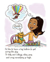I'M A LOVELY LITTLE LATINA! Autographed Book & Artwork Post Card